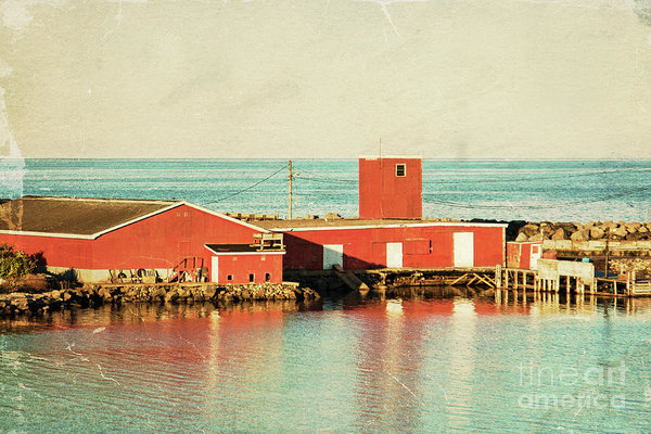 Dominion fisheries, Cape Breton, Nova Scotia - Vintage poster by Tatiana Travelways